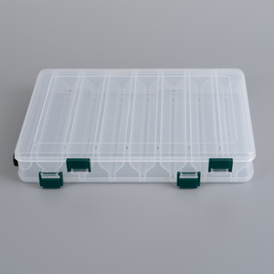 Boîte à Appâts de Pêche en Plastique Translucide, Durable, Rigide et de Haute Qualité, Vendue Directement par l'Usine en Chine, pour Ruisseau, Lac et Rivière - Product Image 1