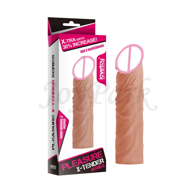 Amazon Hot Lovetoy Extender Herbruikbare Dildo Condoom Sex Toy Siliconen Rubber Penis Sleeve Voor Mannen
