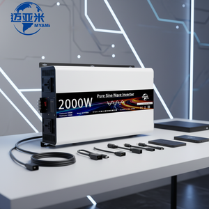Convertisseur <span class=keywords><strong>de</strong></span> puissance MYAMI à onde sinusoïdale pure 8KW 10KW 24V 48V 60V 72V DC vers AC 220V avec écran LCD pour voiture, camping-car, solaire, hors réseau - Product Image 1