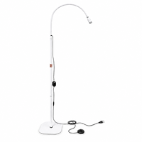 Lámpara UV para Pestañas con Soporte de Pie, 6W, Potencia Ajustable, Luz LED UV de 395-400nm para Curado de Extensiones de Pestañas, con Pedal Silencioso