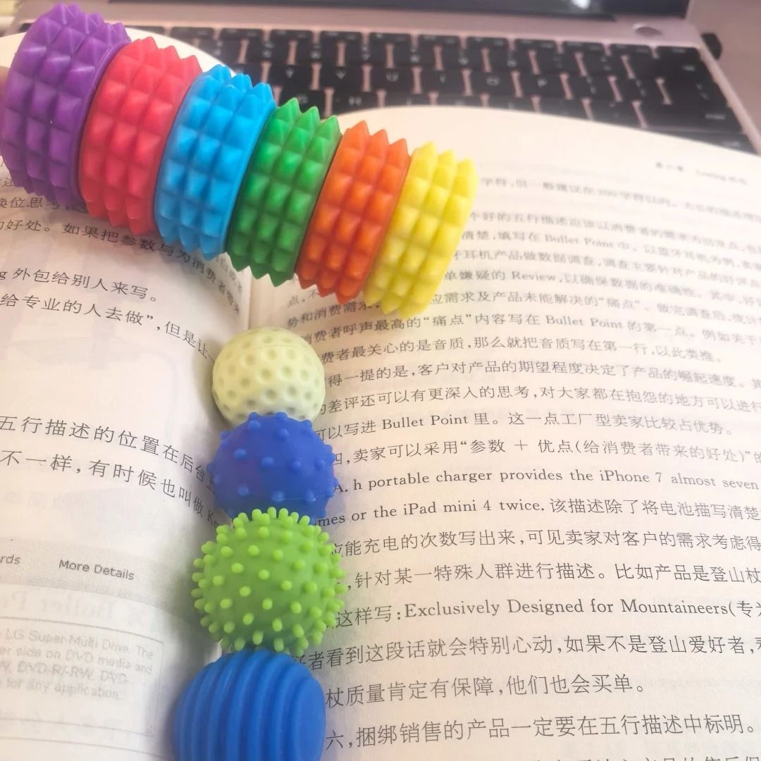 Silicone Magnetic Fidget Balls New Stress Relief Sensory Stone Toys for Autism Sensory