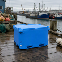 Bac de traitement des crevettes de 1000 L, caisse de transport pour usine de transformation de crevettes fraîches, manutention et stockage, service de vente en gros en vrac