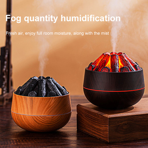 UK Humificador 300ml <b>Mini</b> Flame Volcano Aroma Diffuser Household Essential Oil Humidifier with 1-Year Warranty Innovative Design - Product Image 2
