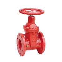 Vanne à opercule NRS à joint renforcé, homologuée FM UL, en fonte ductile, à bride, pour protection incendie, vanne papillon de contrôle