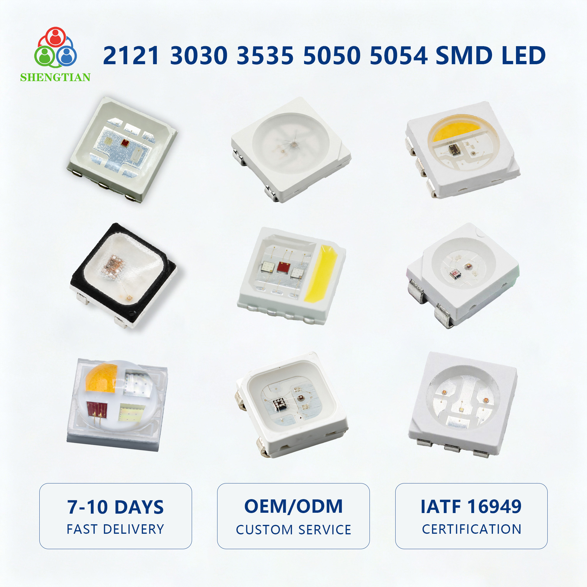 Reliable 5050 Addressable RGBW LED 5.0x5.0x1.5mm 12V 30mA for Digital Strips & Stage Lighting · image 3