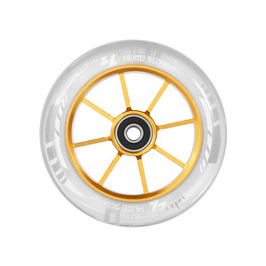 110mm Transparent PU Scooter Roues Soie Impression Logo Personnalisé Trick <span class=keywords><strong>Freestyle</strong></span> Stunt Scooter Pièces Prêt à Expédier - Product Image 5