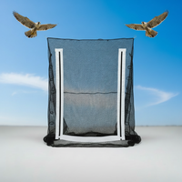 Cage d'élevage de faucons personnalisée, tente en filet flexible suspendue, volière en maille, matériau durable, performance fiable, découpe sur mesure