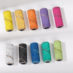 All'ingrosso 3MM Mini fasce di levigatura per unghie con Logo personalizzato rosa colorato per trapano per unghie professionale uso da salone marchio OYS 50 pz/scatola - Product Image 4