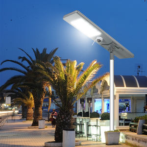 Fabrika doğrudan satış hepsi bir güneş kamera ile Led sokak lambası Ip65 su geçirmez 200W 250W güneş sokak lambası - Product Image 5