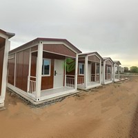 Maisons conteneurs modulaires en acier, 10ft, 20ft, 40ft, démontables, portables, respirantes, design contemporain, pour bureaux et hôtels