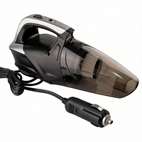 Aspirateur de voiture électrique portable 12V ABS avec filtre HEPA, compresseur d'air numérique, 5 buses, lumière LED pour gonflage de pneus nocturne