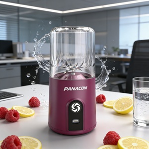 Battery-Powered Portable Compact Leak-Proof Blender 260ml Heavy-Duty Ice Crusher Juicer Smoothie <b>Maker</b> Outdoor 4 Blades Easy - Product Image 6