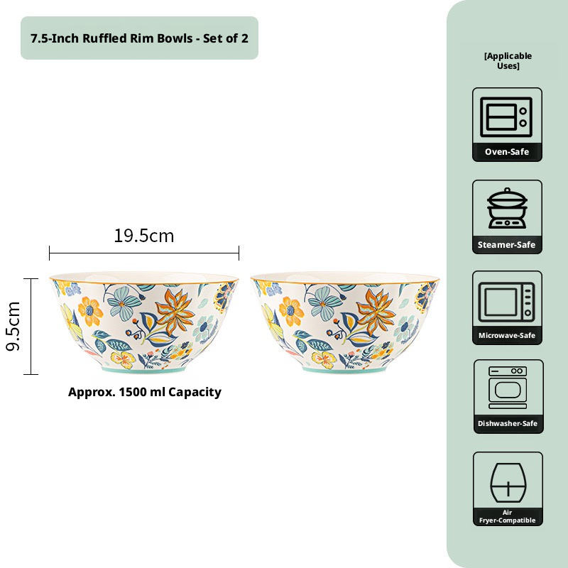 Bol à bord volanté de 4,5 pouces, ensemble de 2