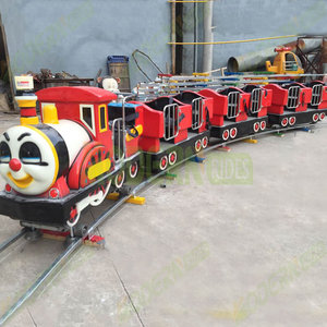 <span class=keywords><strong>Tren</strong></span> Infantil <span class=keywords><strong>de</strong></span> Acero para Montar, Colores Blanco, <span class=keywords><strong>Rojo</strong></span> y Negro, para Uso en Exteriores en Parques Infantiles, 14 Pasajeros, Familiar - Product Image 5