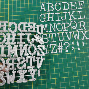 Matrices de découpe alphabet en gros, matrices de découpe métalliques personnalisées en acier au carbone pour <span class=keywords><strong>scrapbooking</strong></span> et fabrication de cartes - Product Image 2
