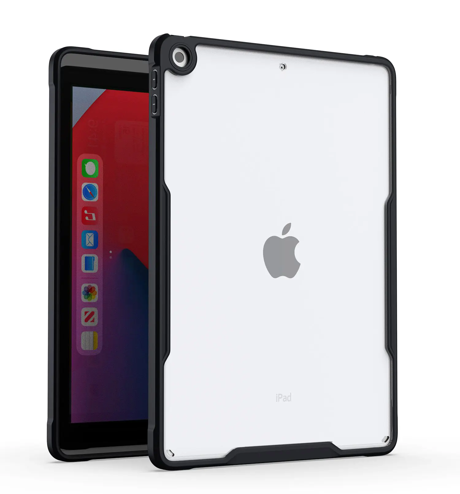 TPU Vollbild-und Kameras chutz Transparente Backshell-Hülle Für iPad