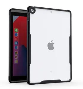 TPU Full Screen & Camera Protection Transparent Backshell Case For ipad