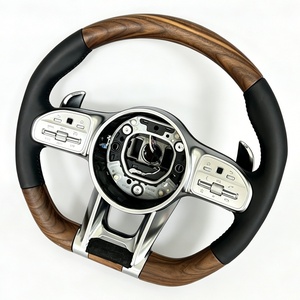 Volant en bois personnalisé pour <span class=keywords><strong>Mercedes</strong></span> Benz <span class=keywords><strong>AMG</strong></span> <span class=keywords><strong>GT</strong></span> a C E G S V Class VITO CLS63 CLS - Product Image 4