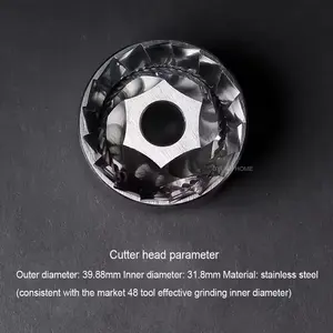 <span class=keywords><strong>1zpresso</strong></span> ZP6 S เครื่องบดกาแฟมือเทพิเศษ48มม. เสี้ยนโลหะพร้อมกลไกการปรับละเอียดกว่า - Product Image 3