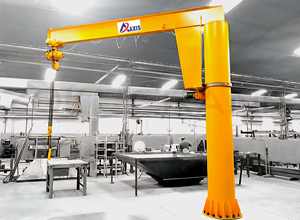 Équipement de manutention industrielle : Achetez une grue à flèche montée sur pilier en ligne pour atelier et usine - Product Image 3