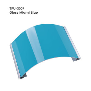 Moben 1.52*5m/pieza TPU Color PPF Azul Miami de Alto Brillo, Auto-Reparable, Anti-Rayones, Aplicación en Seco/Húmedo, Película Protectora para Carrocería - Product Image 2