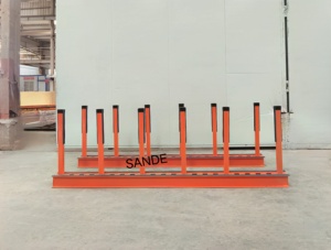 ชั้นวางเหล็ก SANDE สำหรับเก็บแผ่นเหล็ก ประสิทธิภาพการจัดเก็บสูง สีส้ม รับน้ำหนักได้ 30 ตัน ป้องกันการกัดกร่อน เคลือบด้วยผง สำหรับคลังสินค้า - Product Image 3