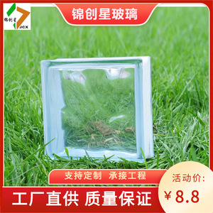 Glass <b>Block</b> Wall Panel Curved Modern Design High Light Transmittance For Indoor Outdoor Decoration - Product Image 2