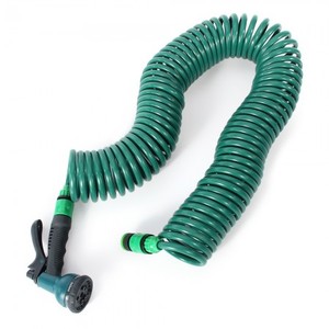 Nuevo Precio Bajo, Alta Calidad, Carrete para Manguera de Jardín de 3/8 Pulgadas, Color Verde, Plástico, 15 Metros de Longitud, Alta Flexibilidad - Product Image 6