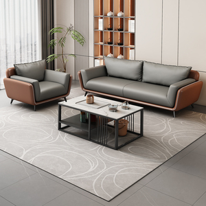 Juego de Muebles de Oficina Modernos de Cuero de Lujo con Sofá Reclinable, Silla de Descanso Inflable para Oficina en Casa y Uso Hospitalario - Product Image 2