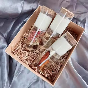 Boîte cadeau souvenir de mariage personnalisée, fleur séchée dans une tasse, bougie aromathérapeutique, gelée, fleur éternelle - Product Image 5