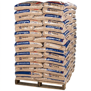 Granulés de bois de pin de qualité supérieure EN Plus A1, sacs de 15 kg, 4900 Kcal/kg, granulés de bois de hêtre, meilleurs granulés de bois pour Solo Stove - Product Image 1