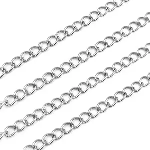 Yiwu Aceon Stainless Steel Chain Packed By Roll Wholesale Meter Chain Extension Necklace