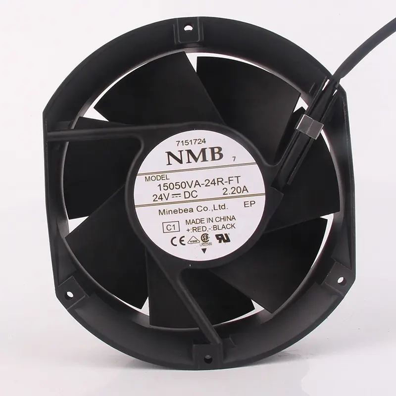 NMB 12V 48V DC24V 2.20A EC AC 170X150X50.8MM 17CM 17050 frequency converter axial flow industrial 15050VA-24R-FT Cooling fan