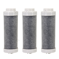 Bouteille filtrante à eau portable, cartouche de remplacement, filtre en fibre de carbone, réduit les PFAS, le chlore et les micro-impuretés