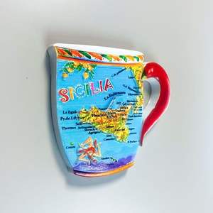 Imán <span class=keywords><strong>de</strong></span> nevera <span class=keywords><strong>de</strong></span> recuerdo <span class=keywords><strong>de</strong></span> viaje <span class=keywords><strong>de</strong></span> la <span class=keywords><strong>isla</strong></span> <span class=keywords><strong>de</strong></span> Italia y <span class=keywords><strong>Sicilia</strong></span> personalizado, regalo magnético en forma <span class=keywords><strong>de</strong></span> taza creativa, bonito imán <span class=keywords><strong>de</strong></span> recuerdo para decoración del hogar - Product Image 3