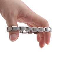 Breloques en acier inoxydable et cristal, pour la fabrication de bracelets à maillons élastiques, 20 pièces