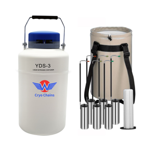 Réservoir N2 basse température à faible volatilité YDS-10-125 petit récipient de stockage d'azote liquide 10L pour le stockage biologique - Product Image 3