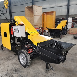Mesin Mixer Beton Mini Mobile dengan Pompa Truk Mesin Pompa Beton Mini Portabel Kecil - Product Image 1