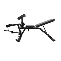 Chaise multifonctionnelle pliable en métal pour haltères, banc de musculation, banc de poussée, tabouret d'intérieur, usage unisexe, longueur 1800 mm