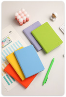 Ensemble stylo et carnet de poche A6 pour étudiant, couverture en similicuir, logo personnalisable, cadeau, petit carnet portable estampillé