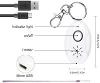 Répulsif anti-moustiques électrique portable USB, dispositif anti-moustiques à piles, tueur de moustiques rechargeable