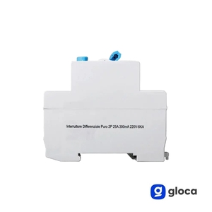Disjoncteur miniature Gloca Rcbo 2P 25A 300mA 220V 6KA 2 modules DIN - Product Image 5