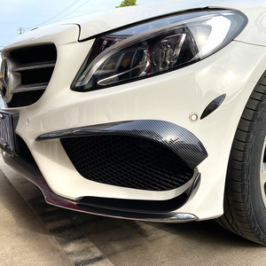 Mercedes-Benz C-Class W205 Front Lip Canard ABS Wind Blade 2015-2018 C180 C200 C260 C43 AMG Modification - Product Image 3