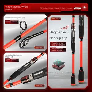 Weihe ชุดเบ็ดตกปลาและรีลครบชุดขนาด1.8เมตร, 2.1เมตรคันเบ็ดคาร์บอนไฟเบอร์คอมโบชุดพร้อมเหยื่อตกปลา - Product Image 4