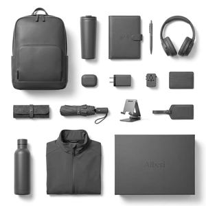 Ensemble Cadeau d'Affaires Personnalisé 15-en-1 : Souvenir d'Entreprise, Tasse Isotherme, Sac à Dos, Veste, Carnet, Parapluie – Idéal pour Événements Sportifs (OEM) - Product Image 1