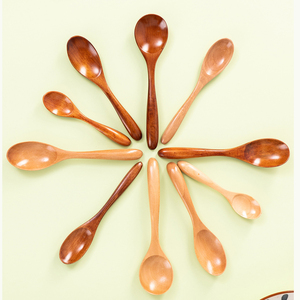 Grande cuillère à nouilles en bois de hêtre classique, écologique, à long manche, cuillère à soupe, cuillère de cuisine, louche - Product Image 5