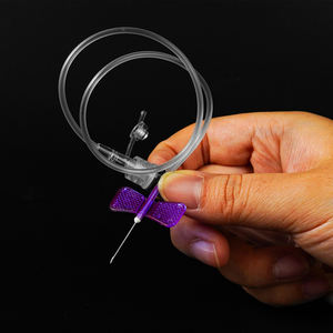 Aguja de mariposa de 21g con adaptador Luer, instrumento veterinario para canulación asistida por Vucuum - Product Image 6