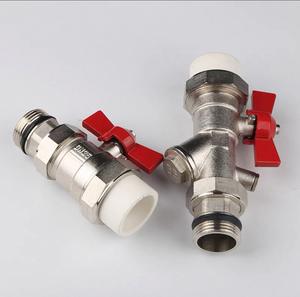 Alahot Uygun Fiyatlı Pirinç SS304 Küresel Vana Dişi Dişli Elektrokaplama 2 Parçalı 1/2 3/4 İnç Küresel Vana OEM - Product Image 3