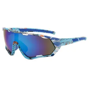 UV-Bescherming Winddicht Mtb Racefiets Fietsbril Buitensport Wandelen Zonnebril Voor Mannen Dames