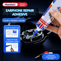 Pegamento Nianlida de 50 ml para Reparación de Carcasas Electrónicas, Transparente, Flexible, Fuerte Adhesión, para Reparar Conectores de Auriculares y Cascos, Bajo Olor